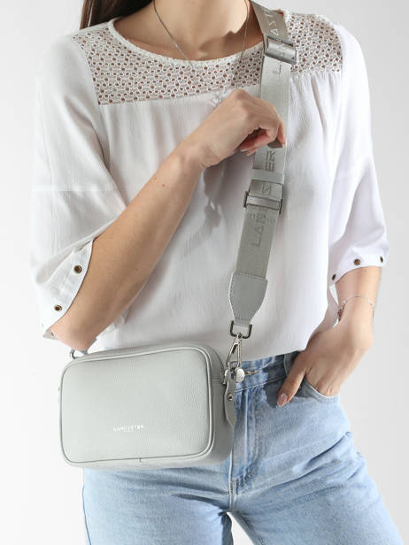 Cross Body Tas Milano Ana Leder Lancaster Grijs milano ana 60 ander zicht 1